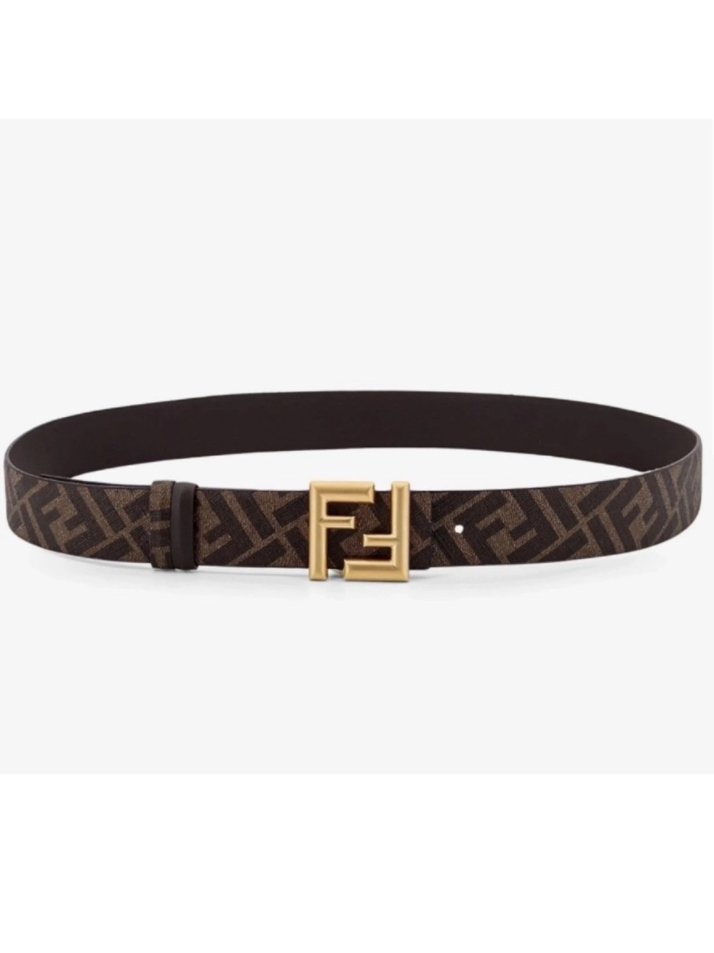 FENDI FF logo reversible belt size 95